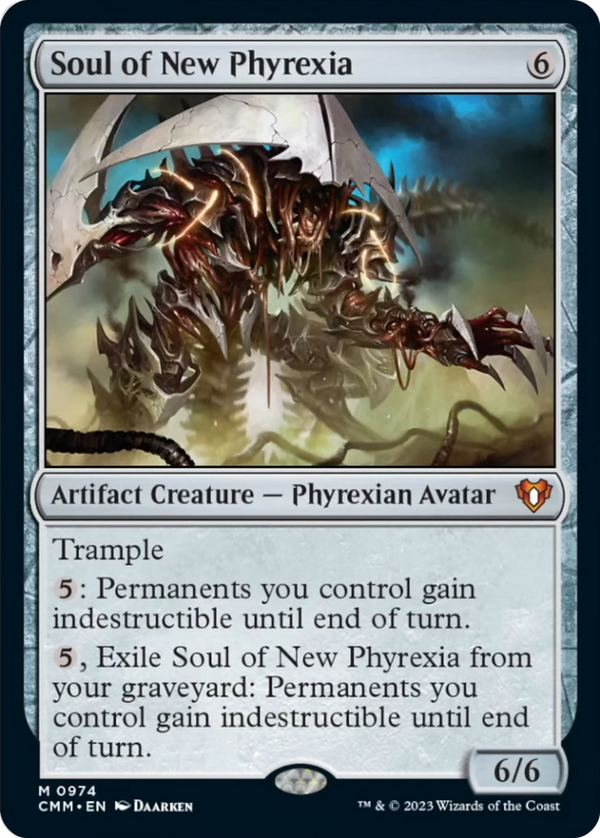 Soul of New Phyrexia (CMM-974) - Commander Masters [Mythic]