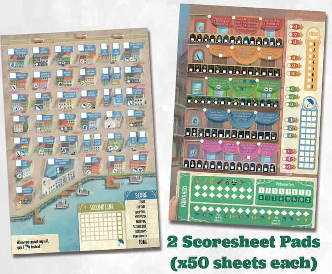 French Quarter - Extra French Quarter Score Pads