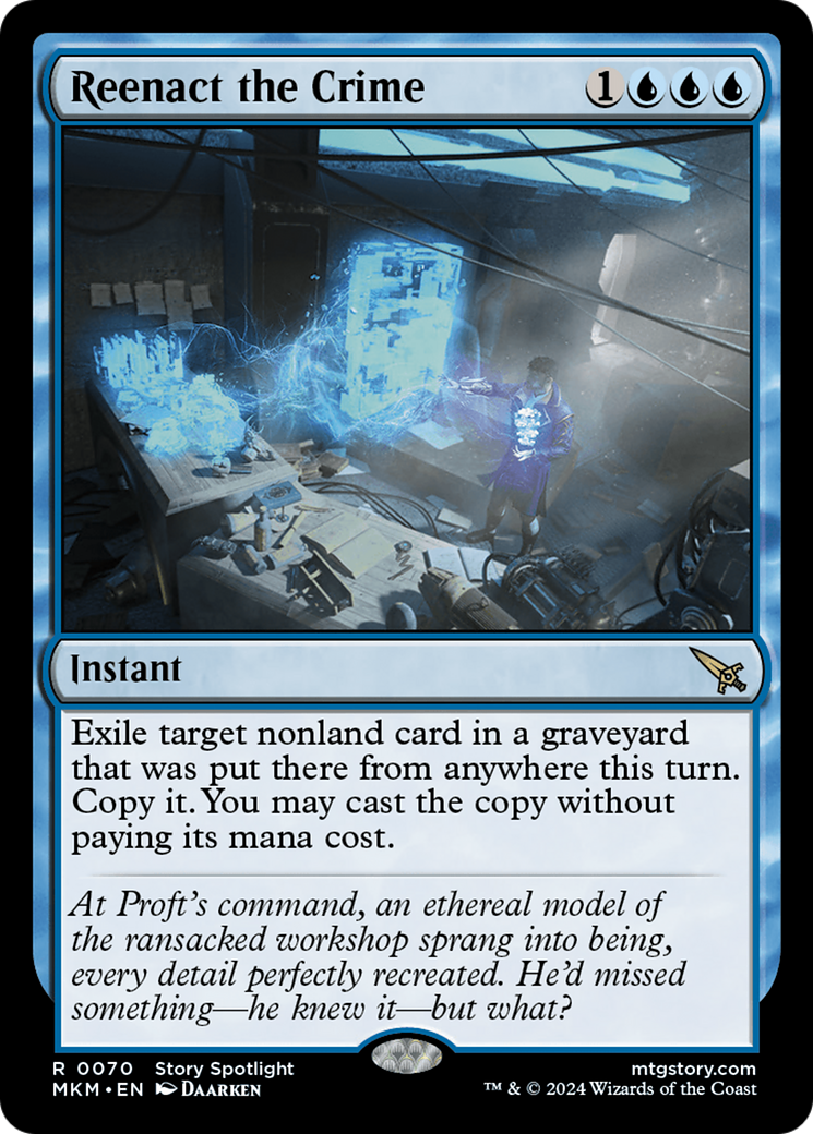 Reenact the Crime (MKM-070) - Murders at Karlov Manor [Rare]