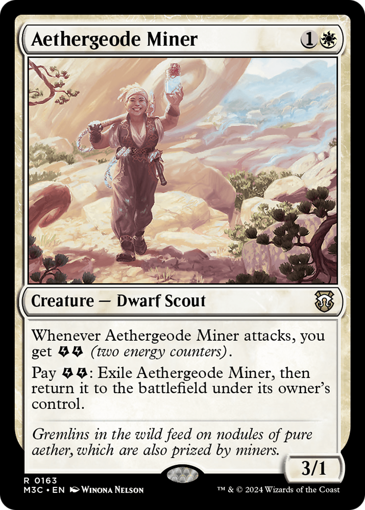 Aethergeode Miner (M3C-193) - Modern Horizons 3 Commander Foil [Rare]