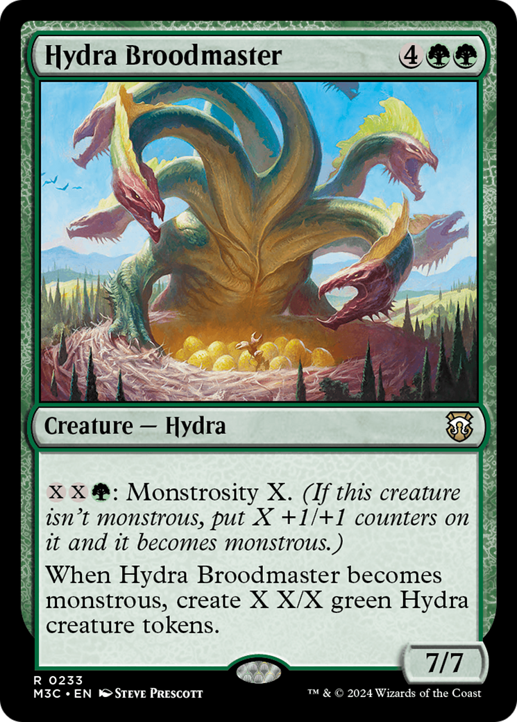 Hydra Broodmaster (M3C-233) - Modern Horizons 3 Commander Foil [Rare]