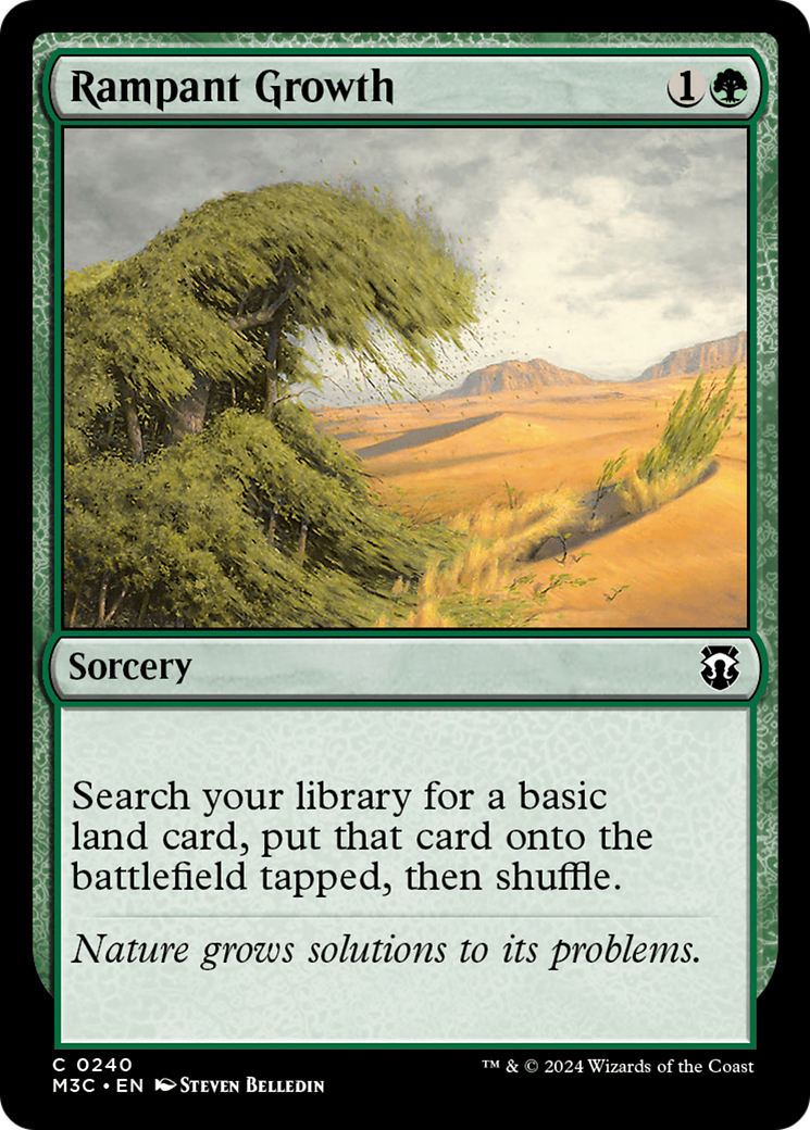 Rampant Growth (M3C-240) - Modern Horizons 3 Commander Foil [Common]