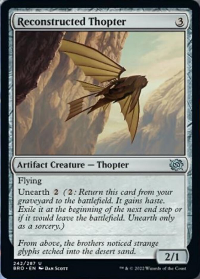 Reconstructed Thopter (BRO-242) - The Brothers' War [Uncommon]