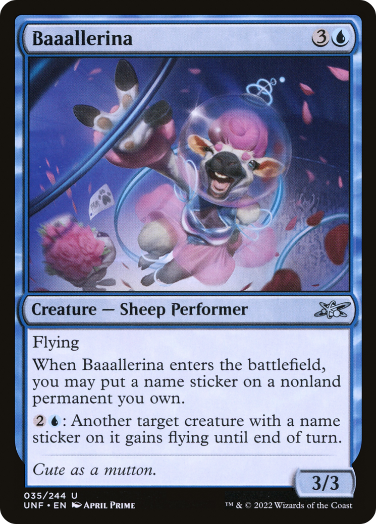 Baaallerina (UNF-035) - Unfinity Foil [Uncommon]