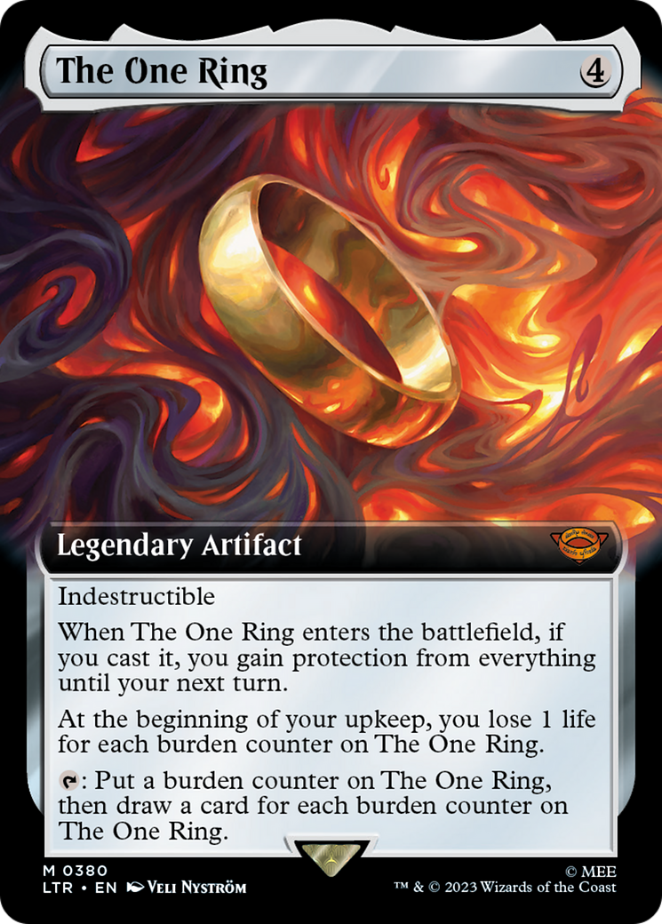 The One Ring (LTR-380) - The Lord of the Rings: Tales of Middle-earth: (Extended Art) [Mythic]