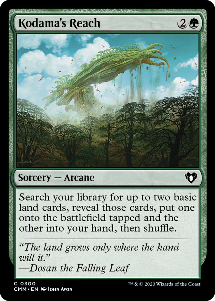 Kodama's Reach (CMM-300) - Commander Masters [Common]