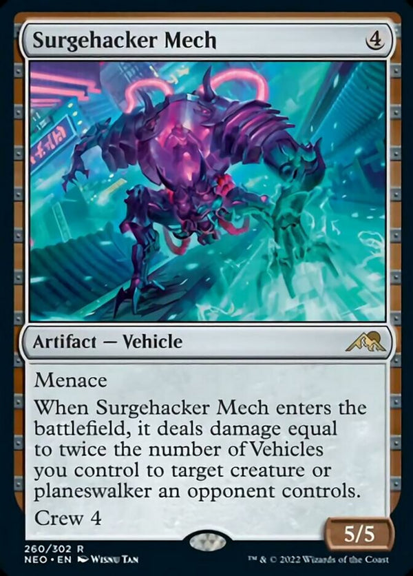 Surgehacker Mech (NEO-260) - Kamigawa: Neon Dynasty [Rare]