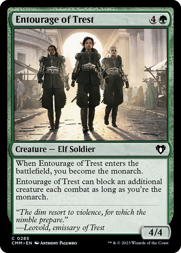 Entourage of Trest (CMM-285) - Commander Masters [Common]
