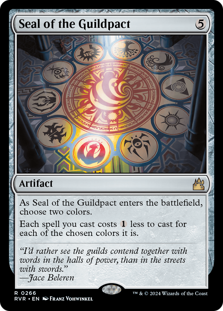 Seal of the Guildpact (RVR-266) - Ravnica Remastered [Rare]