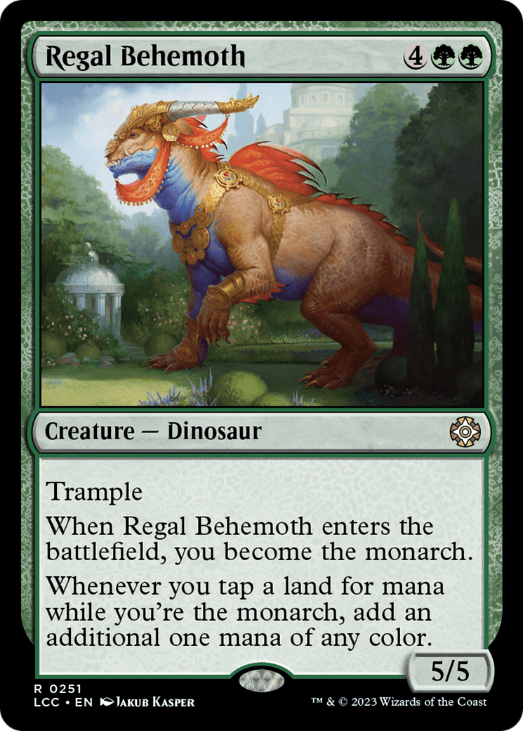 Regal Behemoth (LCC-251) - The Lost Caverns of Ixalan Commander [Rare]
