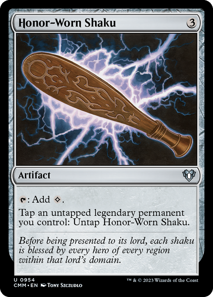 Honor-Worn Shaku (CMM-954) - Commander Masters [Uncommon]