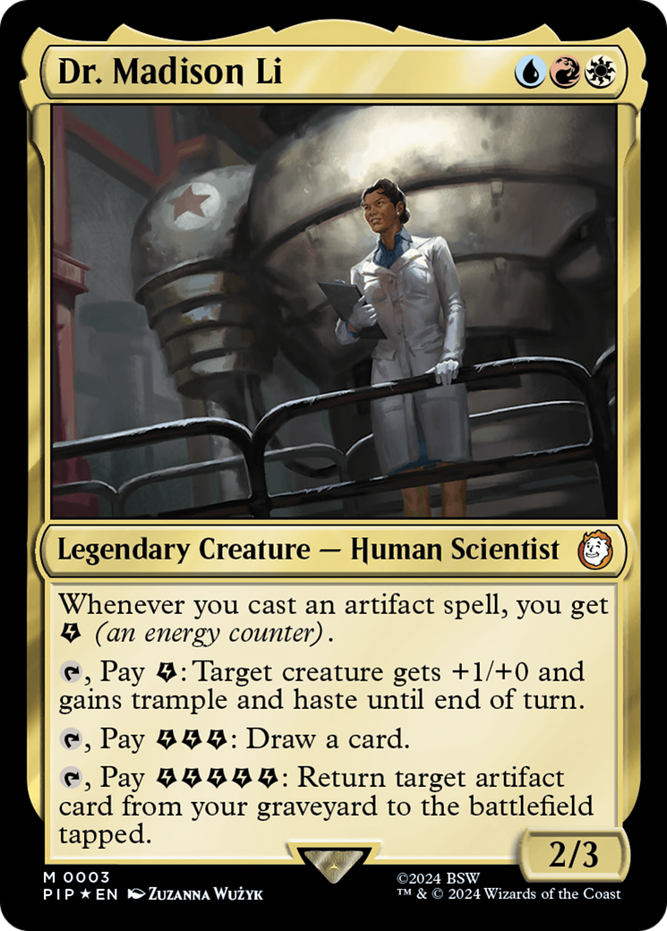 Dr. Madison Li (PIP-003) - Fallout Foil [Mythic]