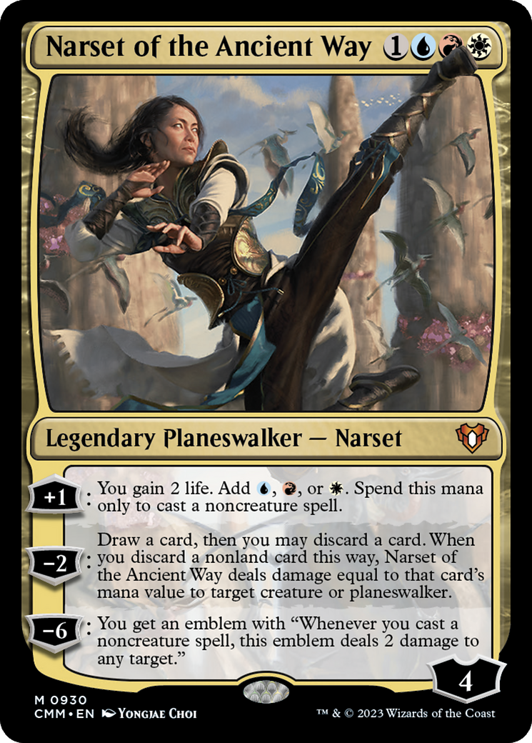 Narset of the Ancient Way (CMM-930) - Commander Masters [Mythic]