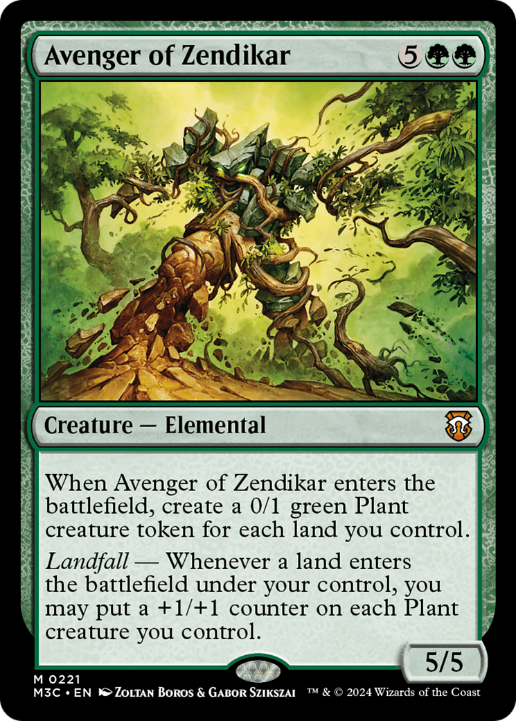 Avenger of Zendikar (M3C-221) - Modern Horizons 3 Commander Foil [Mythic]