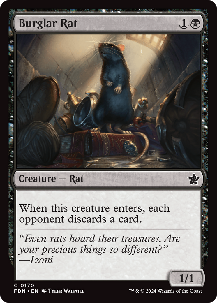 Burglar Rat (FDN-170) - Foundations [Common]