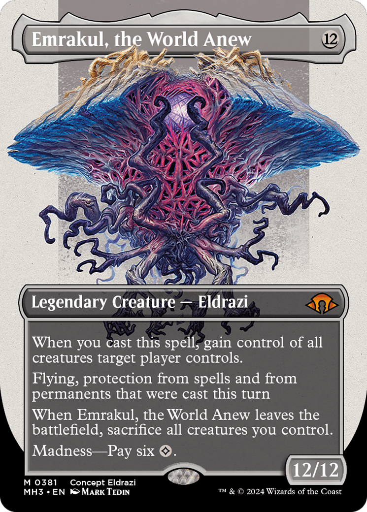 Emrakul, the World Anew (MH3-381) - Modern Horizons 3 (Borderless) Foil [Mythic]