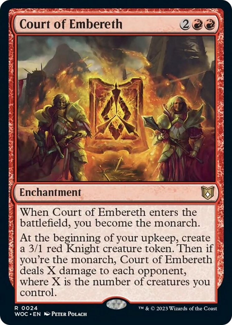 Court of Embereth (WOC-024) - Wilds of Eldraine Commander [Rare]