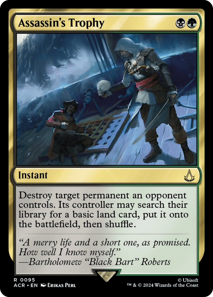 Assassin's Trophy (ACR-095) - Assassin's Creed Foil [Rare]