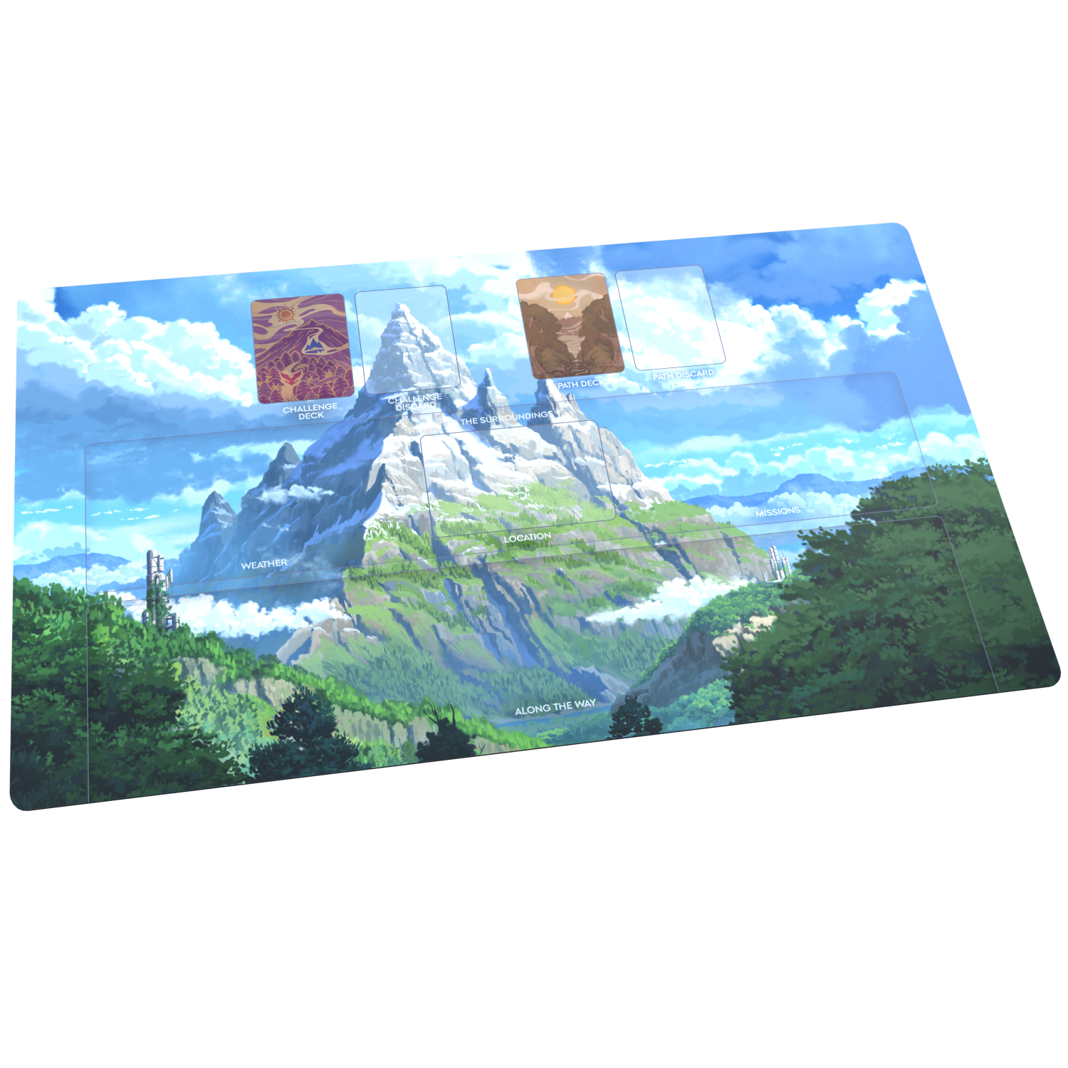 Earthborne Rangers: Shared Areas Playmat – Atrox Mountain