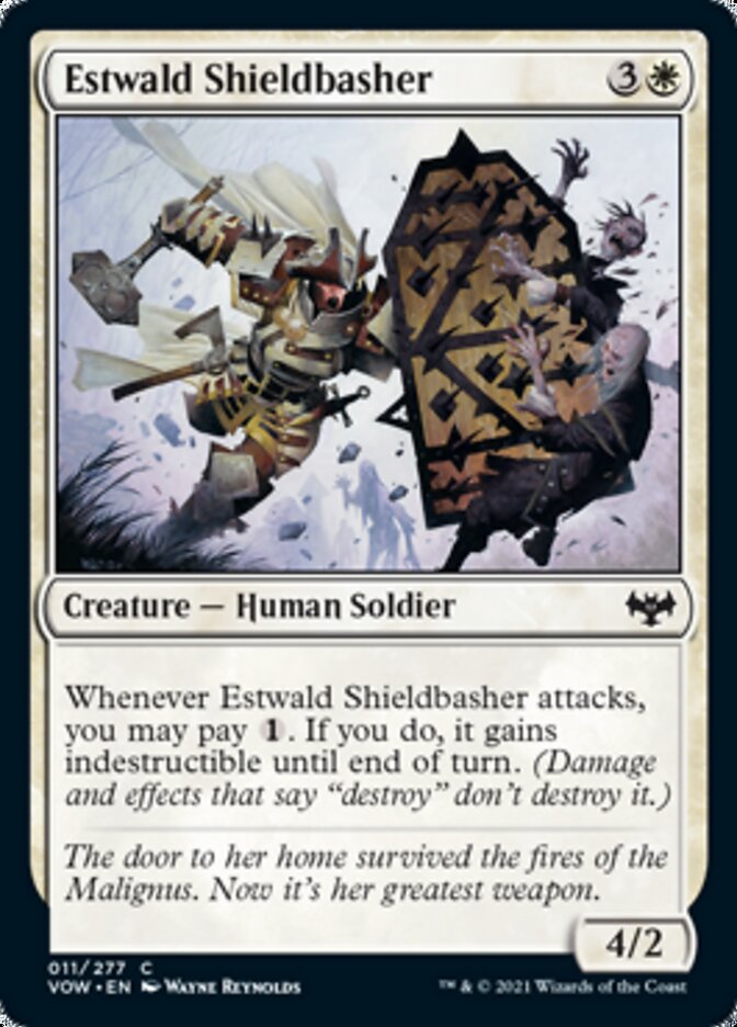 Estwald Shieldbasher (VOW-011) - Innistrad: Crimson Vow [Common]