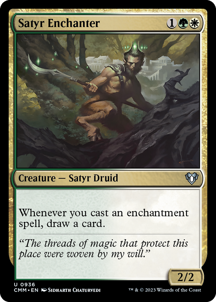 Satyr Enchanter (CMM-936) - Commander Masters [Uncommon]