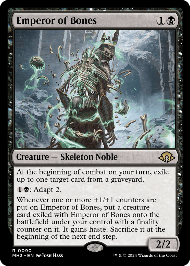 Emperor of Bones (MH3-090) - Modern Horizons 3 Foil [Rare]