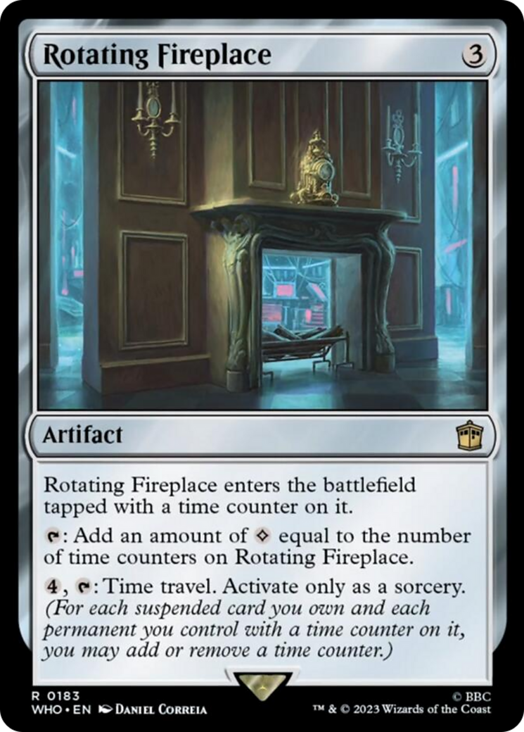 Rotating Fireplace (WHO-183) - Doctor Who [Rare]