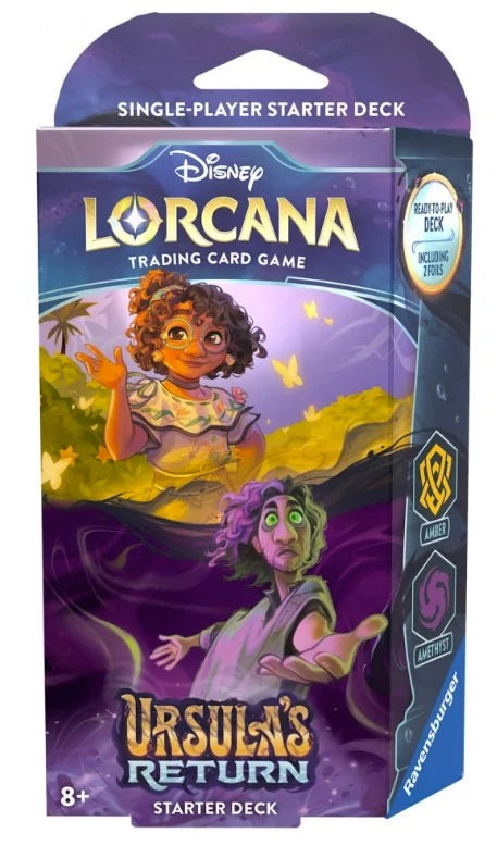 Disney Lorcana - Ursula's Return - Starter Decks - Amber & Amethyst (Release May 17, 2024)