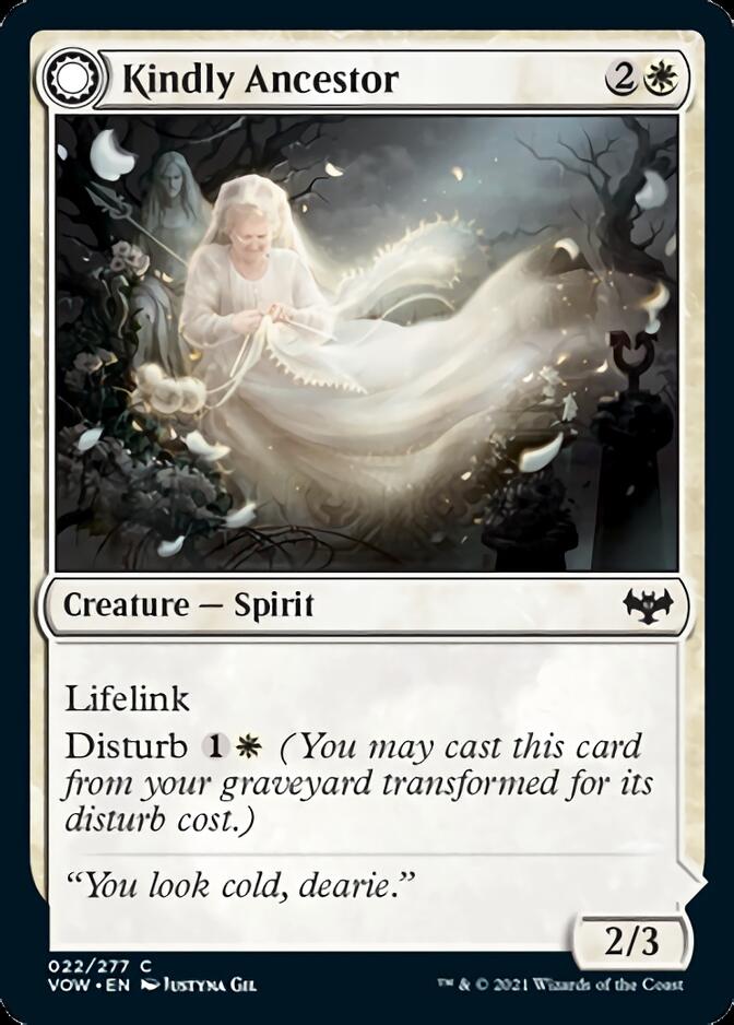Kindly Ancestor // Ancestor's Embrace (VOW-022) - Innistrad: Crimson Vow: (Double Faced Transform) [Common]
