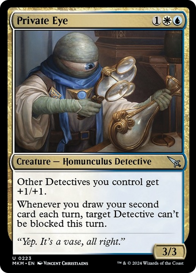 Private Eye (MKM-223) - Murders at Karlov Manor [Uncommon]