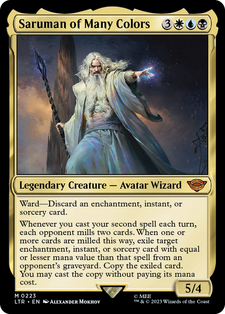 Saruman of Many Colors (LTR-223) - The Lord of the Rings: Tales of Middle-earth [Mythic]