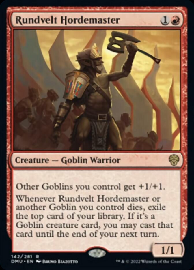 Rundvelt Hordemaster (DMU-142) - Dominaria United [Rare]