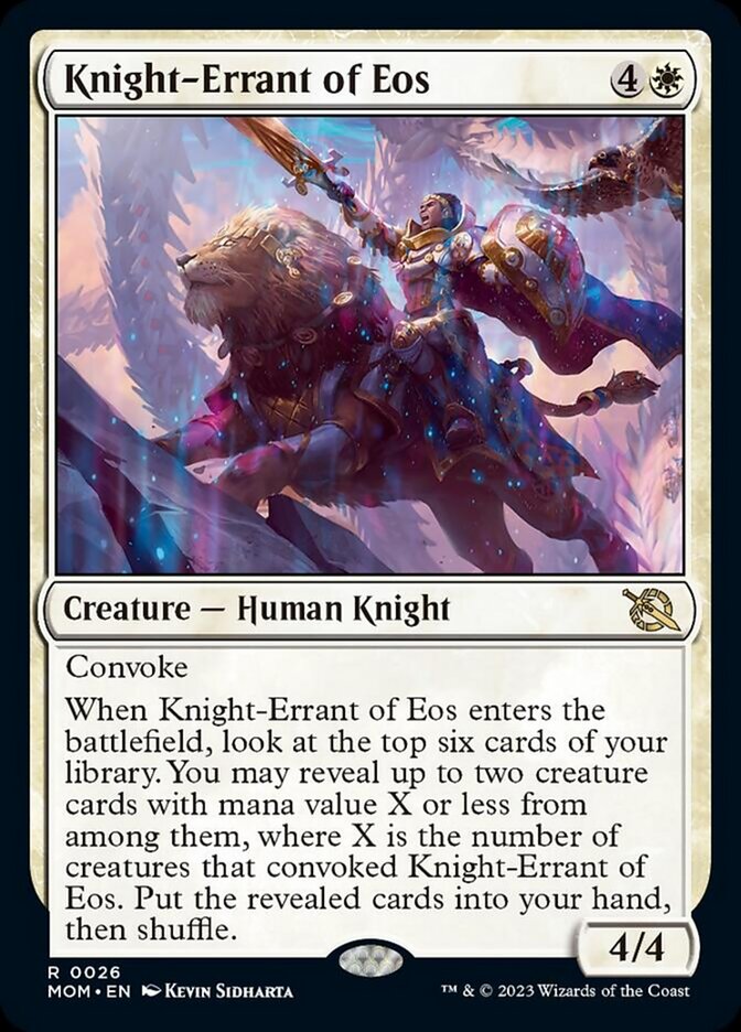 Knight-Errant of Eos (MOM-026) - March of the Machine [Rare]