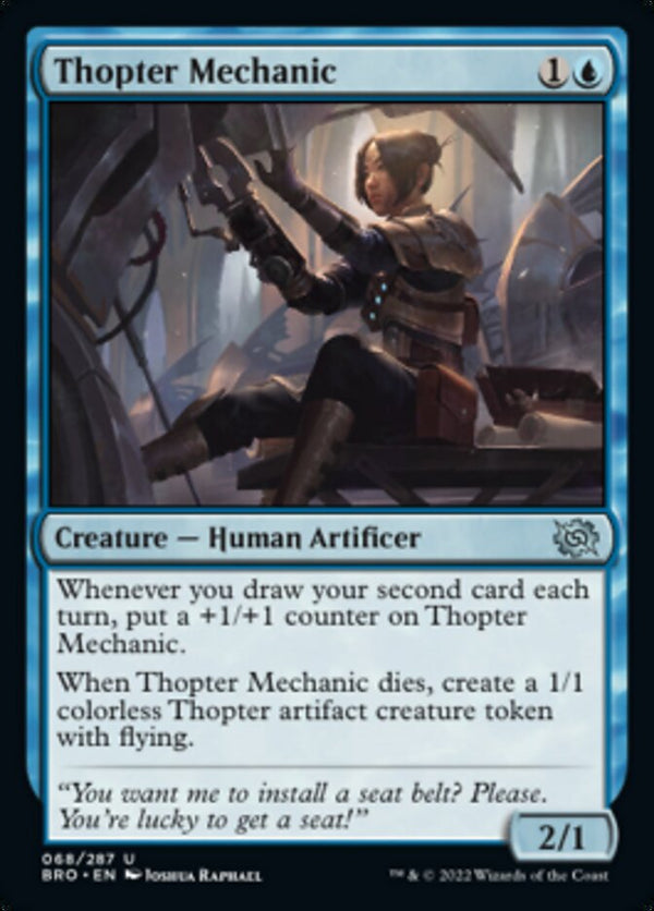 Thopter Mechanic (BRO-068) - The Brothers' War [Uncommon]