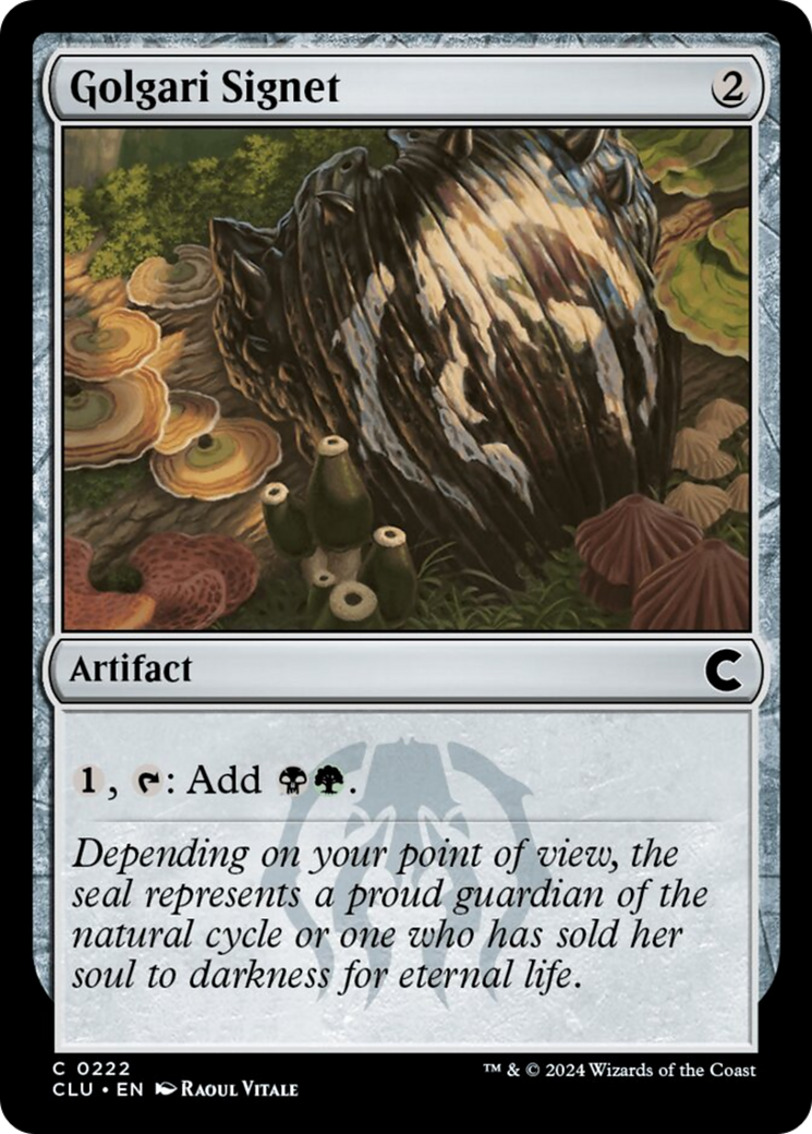 Golgari Signet (CLU-222) - Ravnica: Clue Edition [Common]