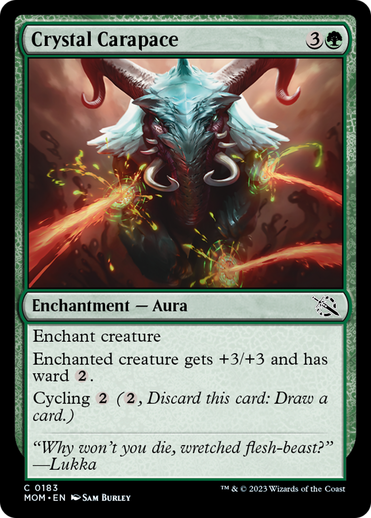 Crystal Carapace (MOM-183) - March of the Machine [Common]