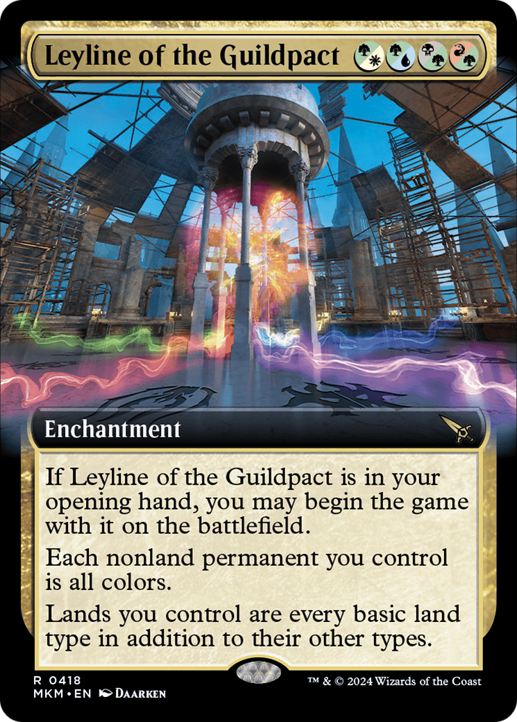 Leyline of the Guildpact (MKM-418) - Murders at Karlov Manor: (Extended Art) Foil [Rare]