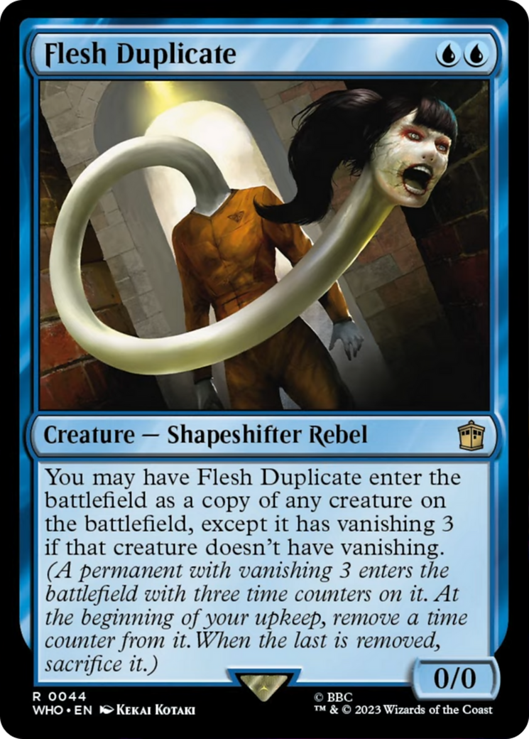 Flesh Duplicate (WHO-044) - Doctor Who [Rare]