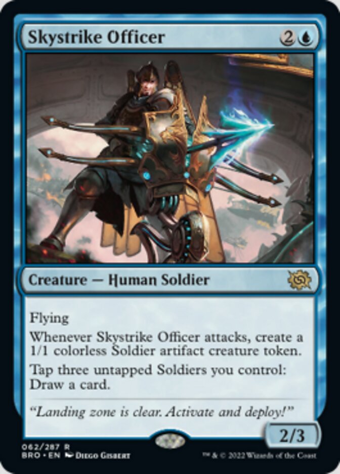 Skystrike Officer (BRO-062) - The Brothers' War [Rare]