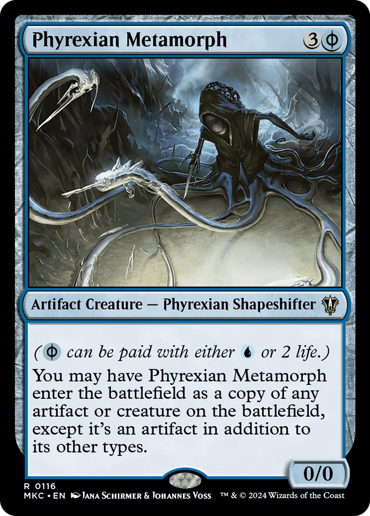 Phyrexian Metamorph (MKC-116) - Murders at Karlov Manor Commander [Rare]