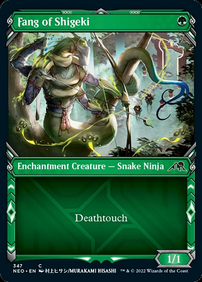 Fang of Shigeki (NEO-347) - Kamigawa: Neon Dynasty: (Showcase) [Common]