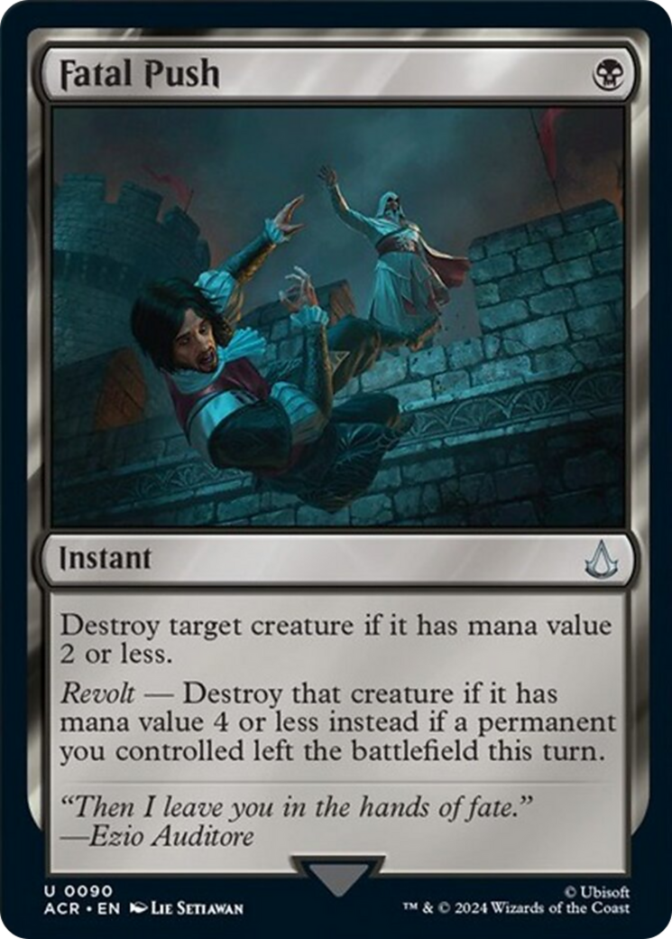 Fatal Push (ACR-090) - Assassin's Creed Foil [Uncommon]