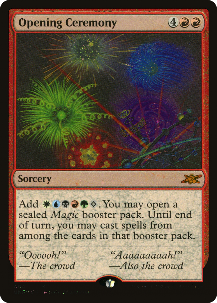 Opening Ceremony (UNF-404) - Unfinity Galaxy Foil [Mythic]