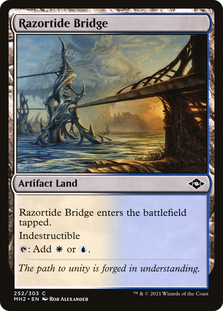 Razortide Bridge (MH2-252) - Modern Horizons 2 Foil [Common]