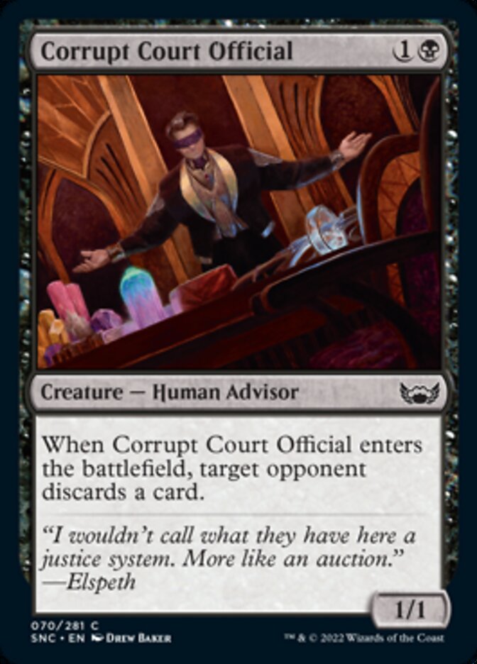Corrupt Court Official (SNC-070) - Streets of New Capenna [Common]