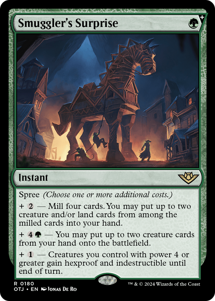 Smuggler's Surprise (OTJ-180) - Outlaws of Thunder Junction: (spree) [Rare]