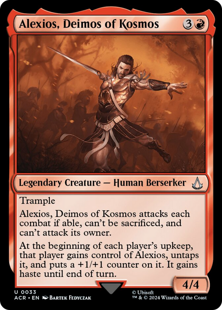 Alexios, Deimos of Kosmos (ACR-033) - Assassin's Creed [Uncommon]