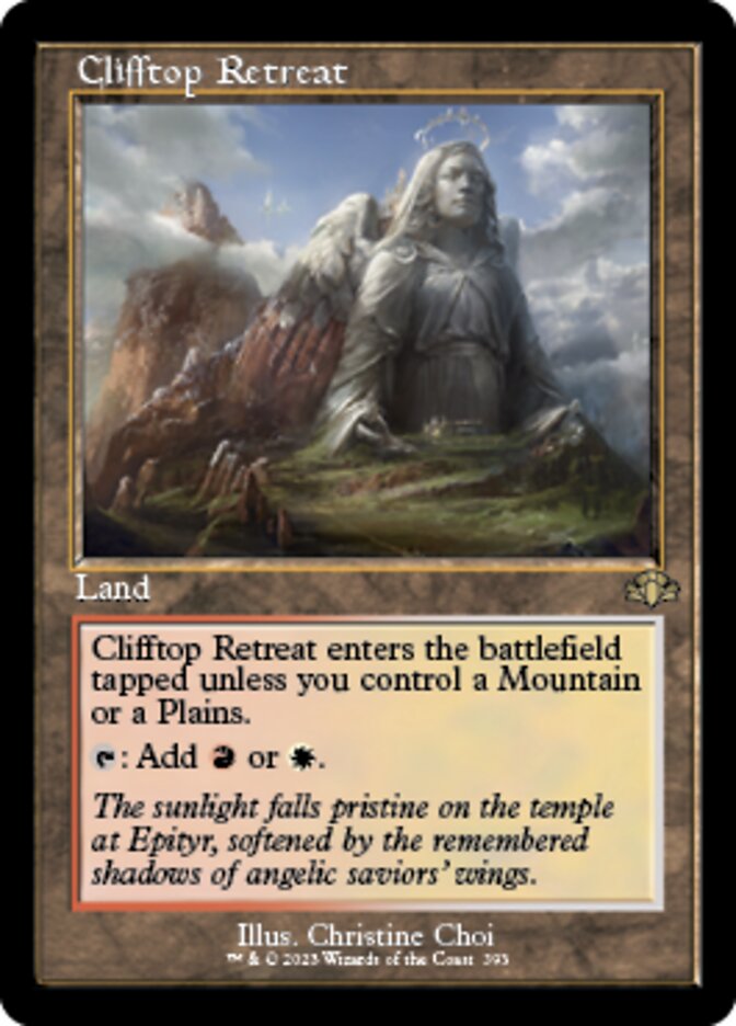 Clifftop Retreat (DMR-393) - Dominaria Remastered [Rare]