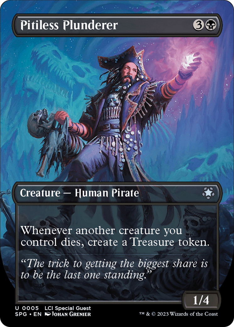 Pitiless Plunderer (SPG-005) - Special Guests (Borderless) [Uncommon]