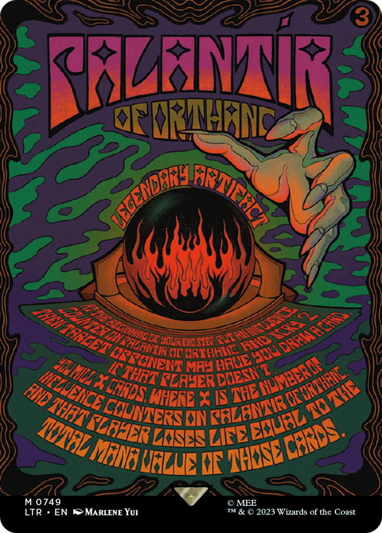 Palantír of Orthanc (LTR-749) - The Lord of the Rings: Tales of Middle-earth (Borderless) [Mythic]